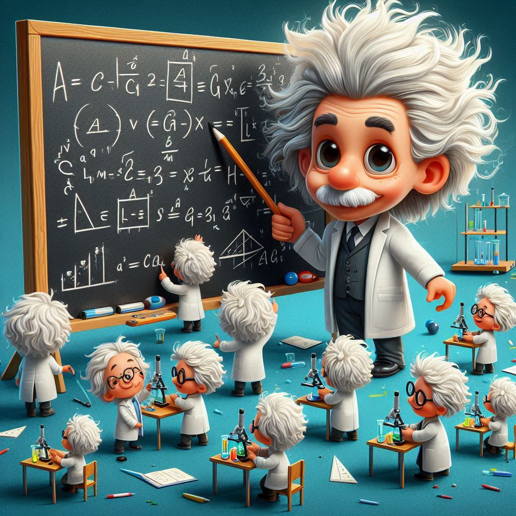 einstein with kids.jpeg